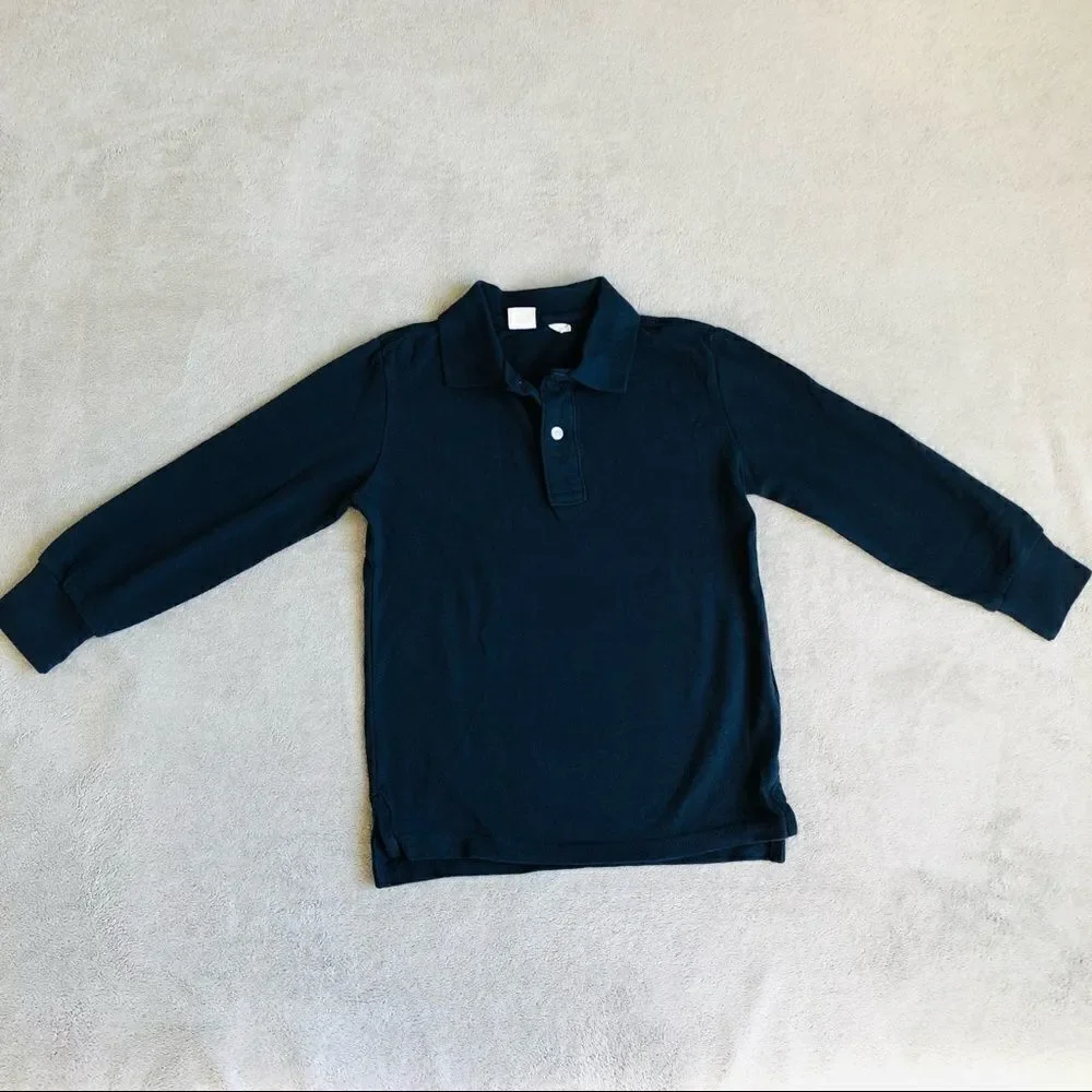 Gap Kids Long sleeved Pique Polo Shirt